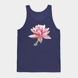 Flamingo Lotus Flower Tank Top